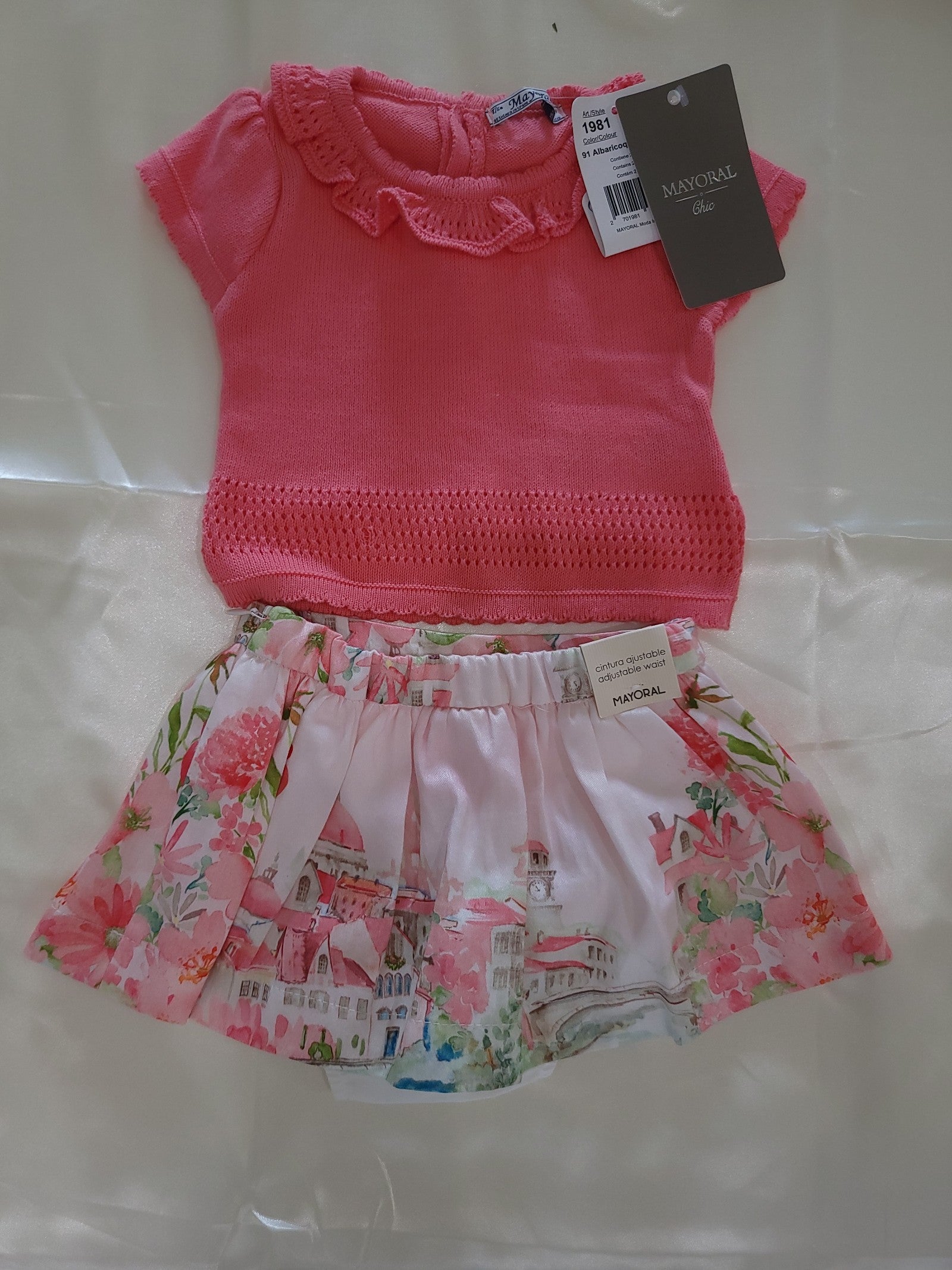 Mayoral baby girl 6month outfit