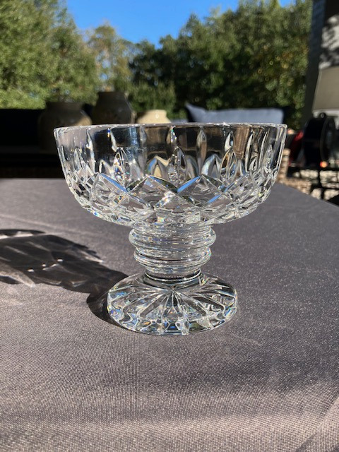 Compotes by Waterford Crystal - One Vintage Footed Cut Crystal Compote