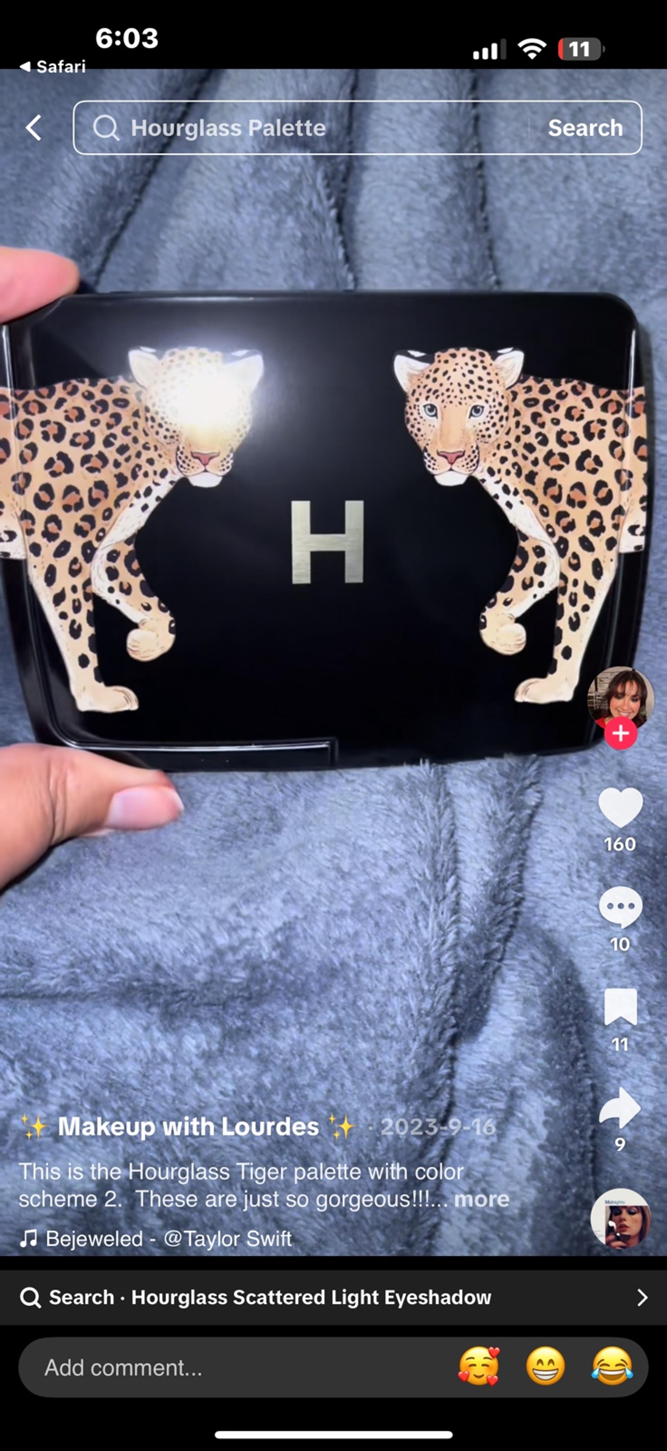 Hourglass ambient lighting leopard