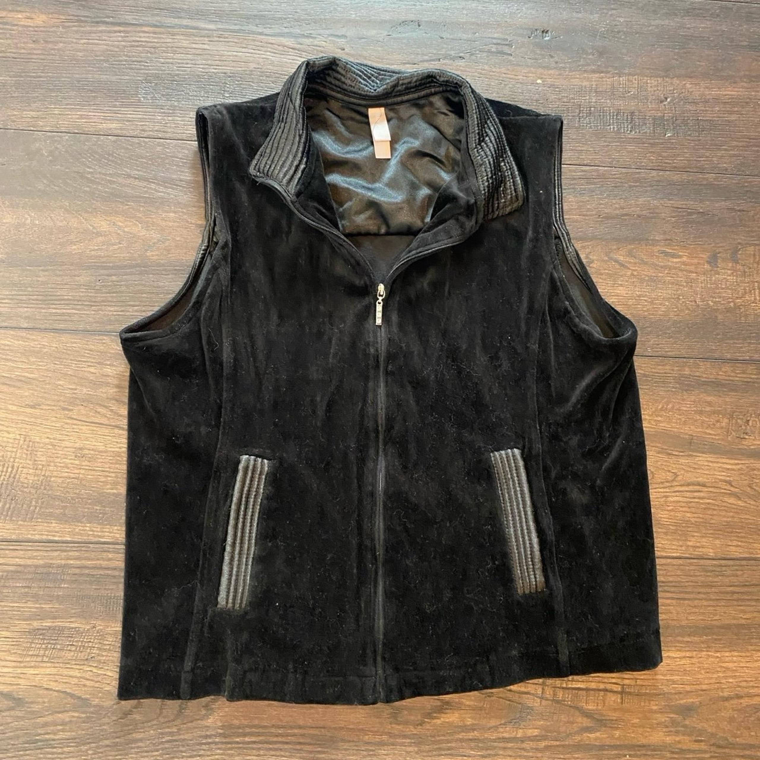 White Stag velour vest