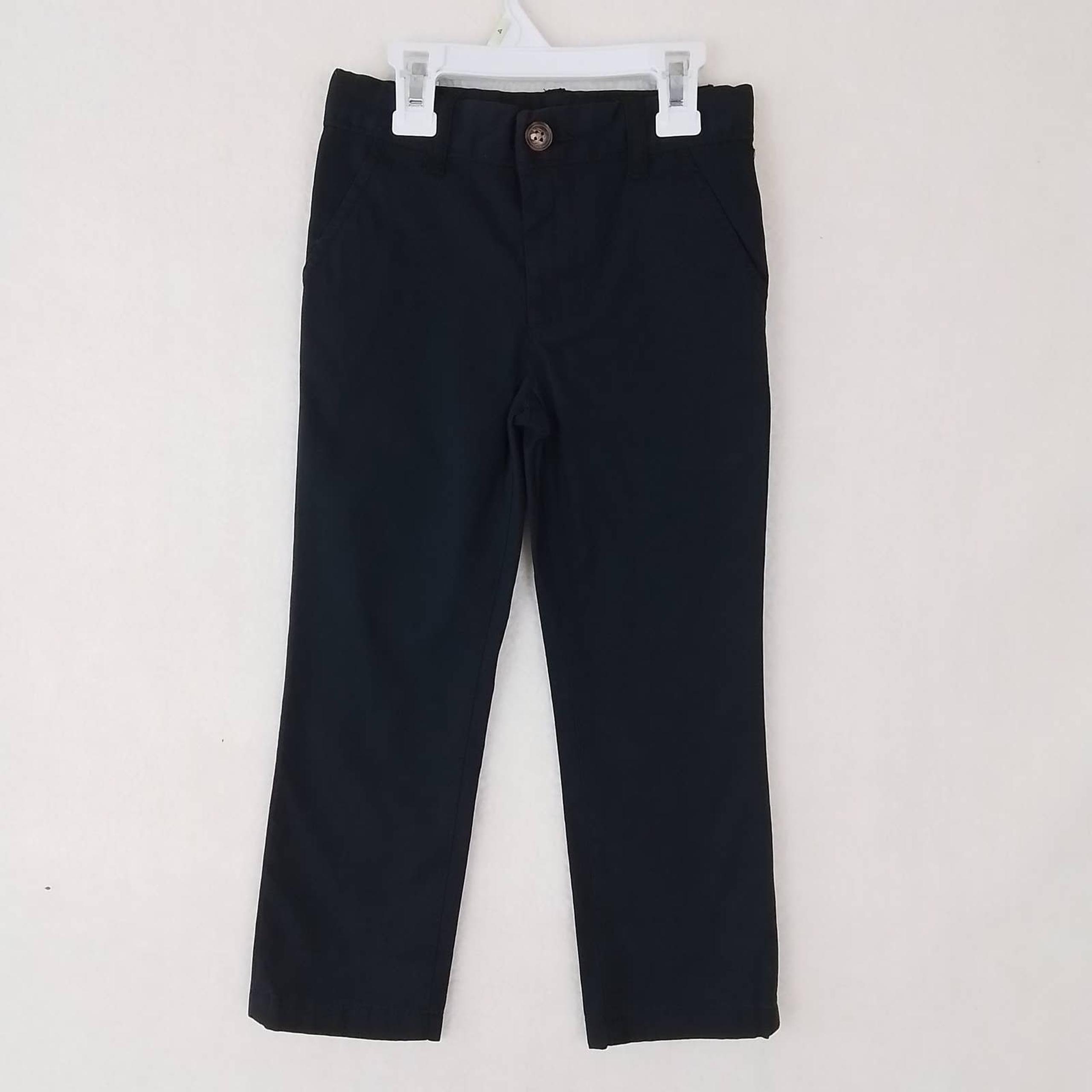 Carter's Kid Cotton Slim Fit Khaki Pants Boy's Size 4 in Black