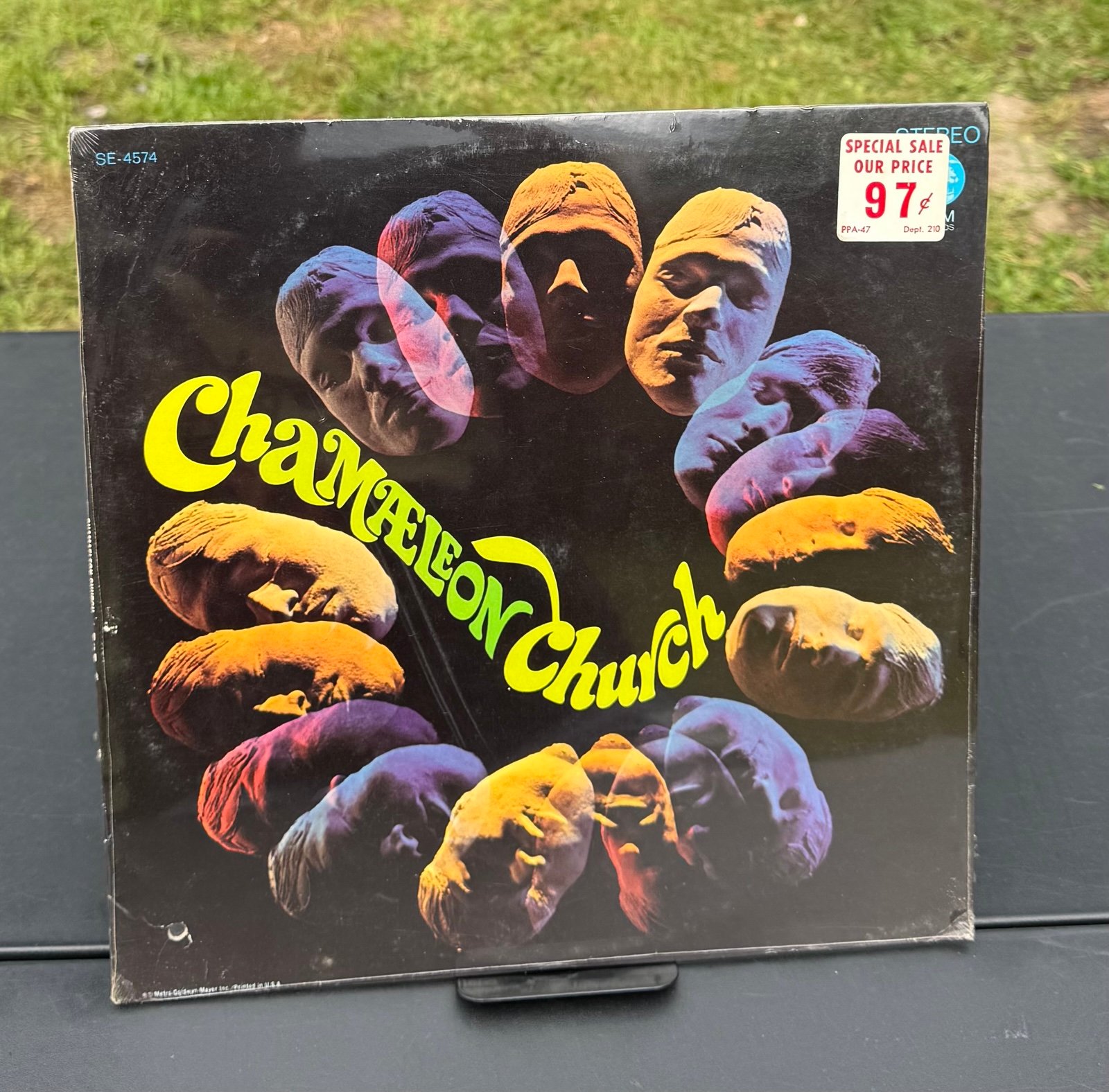 New CHAMAELEON CHURCH Vinyl Record 1968 Chevy Chase Psychedelic Sealed SE-4574