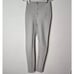 NWOT RARE Daisy Gray Taupe Zip-Up Front Stitch Design Leggings Nylon Spandex S