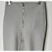 NWOT RARE Daisy Gray Taupe Zip-Up Front Stitch Design Leggings Nylon Spandex S