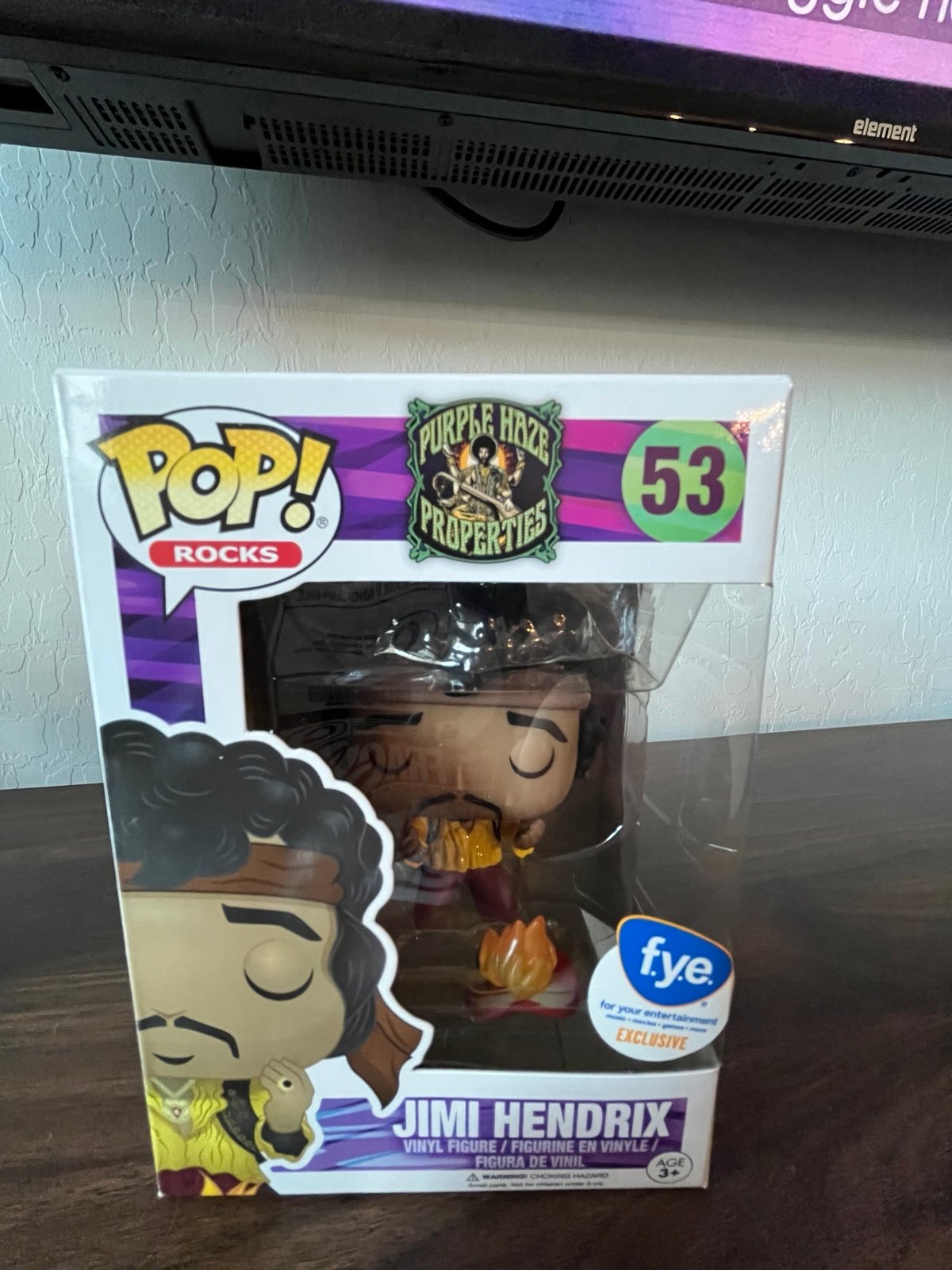 Funko Pop! #53 Jimi Hendrix - FYE Exclusive vaulted