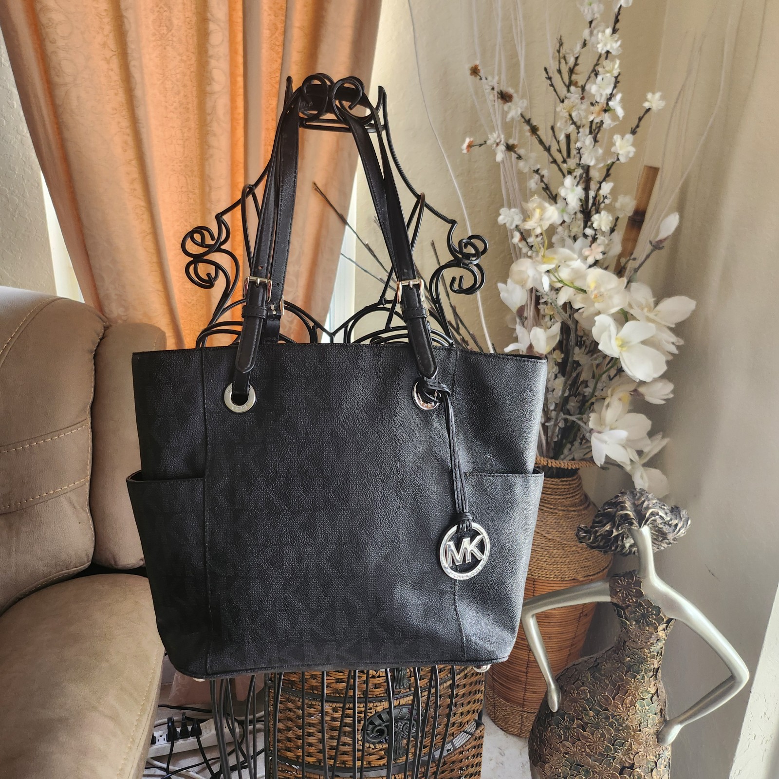 Michael Kors jet set tote shoulder bag