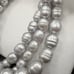 HONORA CULTURED 7-8mm SILVER SHEEN RINGED PEARLS BRACELETS / Set Of 3 / NIB