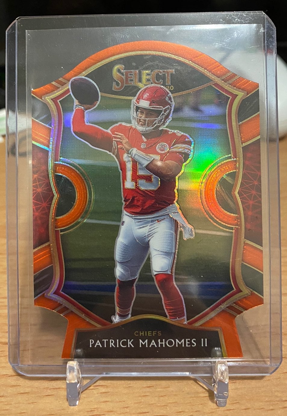 2020 Panini Select Patrick Mahomes Orang