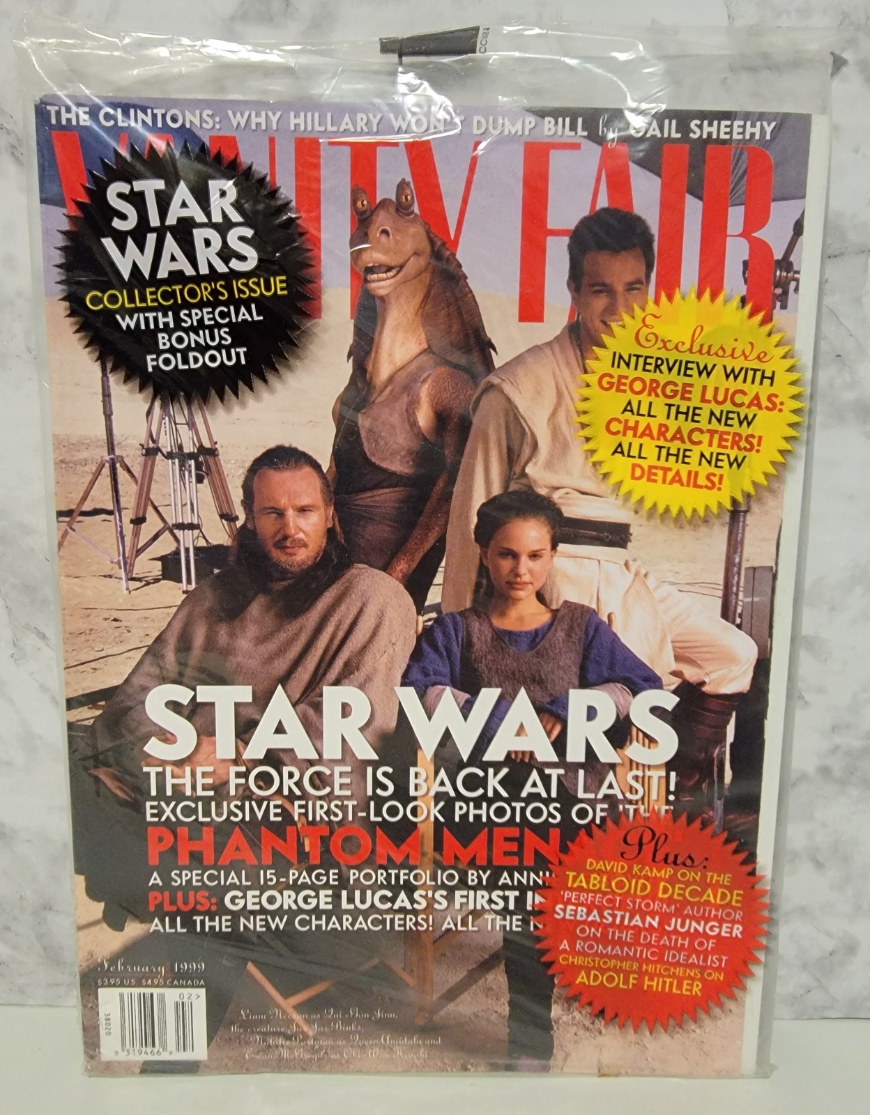Vanity Fair Star Wars Collector's Issue February 1999 Sealed