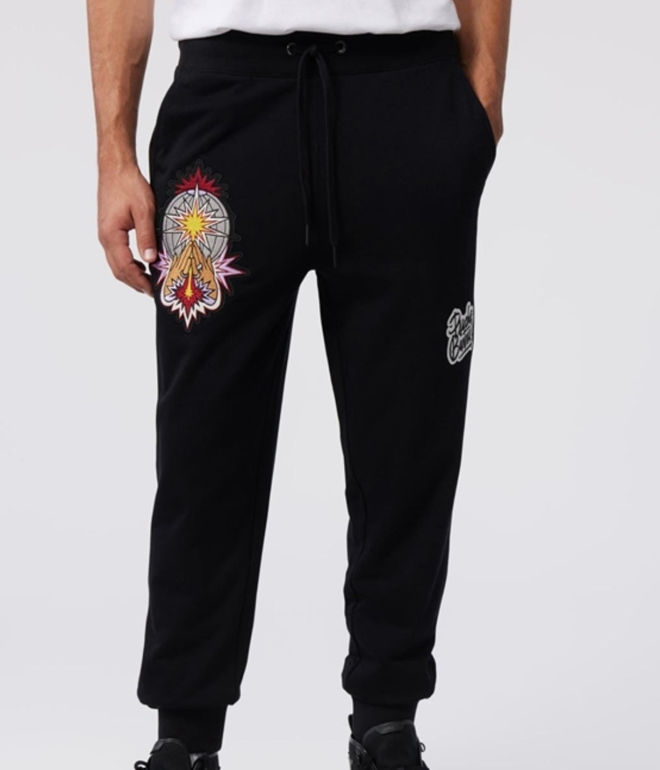 Joggers Mens Sweatpants Embroidered Patches Logo Size: 3XL - Psycho Bunny