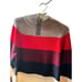 Ann Taylor Wool Blend Medium, Petite Stripe Blocked Sweater