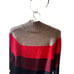 Ann Taylor Wool Blend Medium, Petite Stripe Blocked Sweater
