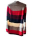 Ann Taylor Wool Blend Medium, Petite Stripe Blocked Sweater
