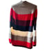 Ann Taylor Wool Blend Medium, Petite Stripe Blocked Sweater