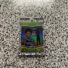 De’Aaron Fox Rookie Kings Prizm Card Optic /149 Lime Green