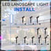 LED Landscape Lights with Connectors, 12V Low Voltage