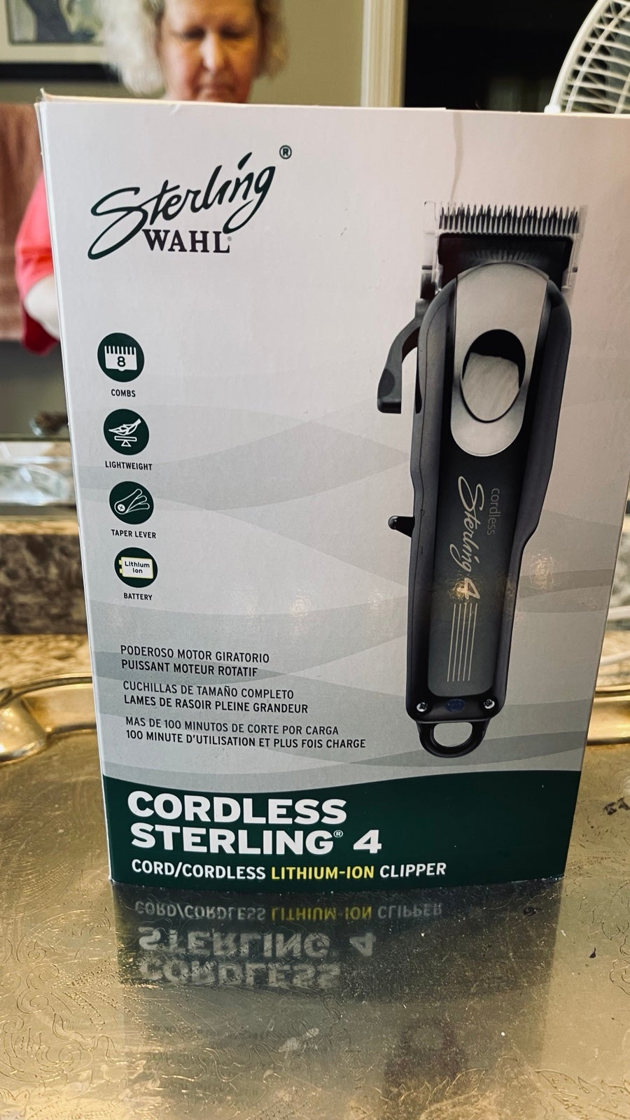 Sterling Wahl, Cord / Cordless Clipper, Lithium-Ion, Full Size Blade, Clipper