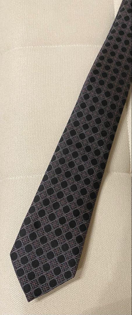 【Brand New】Dior Silk Tie Black Authentic