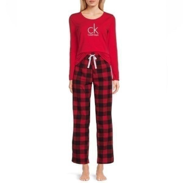 NWT Calvin Klein 3 piece logo pajama shorts & pants M