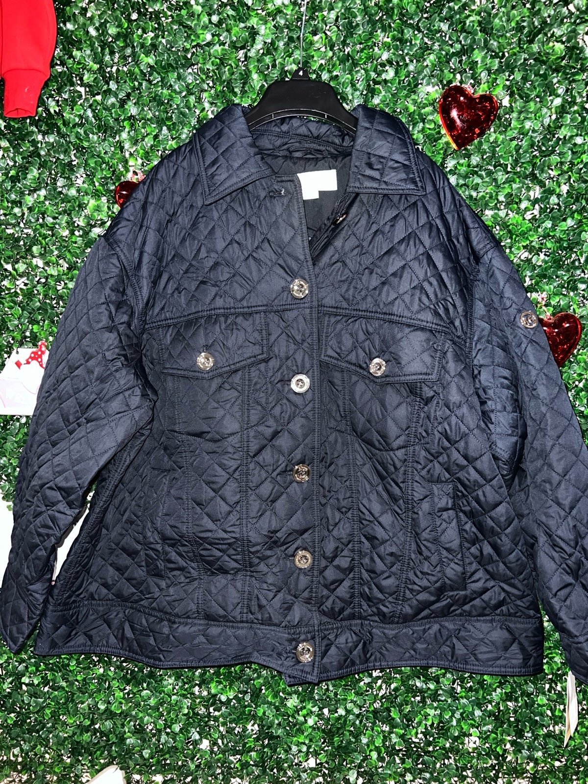 New Michael Kors Women's Quilted Utility Coat