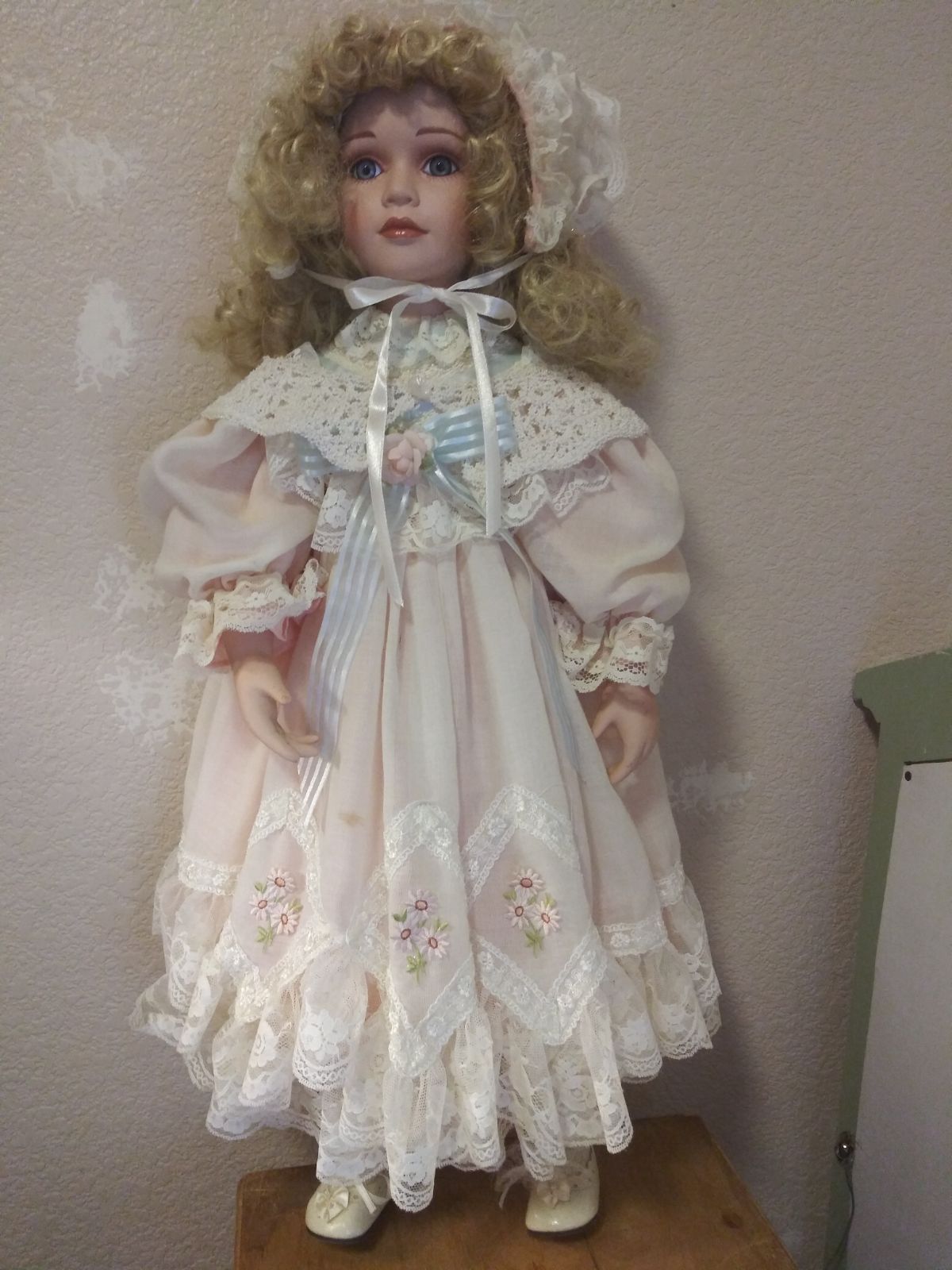 Handmade antique doll