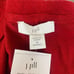 J. Jill Scarlet Red Cardigan Sweater Women's Plus Size 2X Cotton Rayon Blend NWT