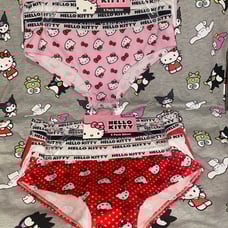 Hello Kitty 10 pairs jr bikinis — size LARGE