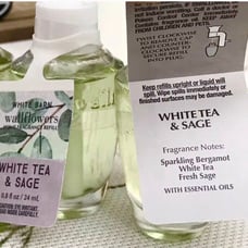 3 BBW wallflower refills white tea & sage fragrance refills bulbs