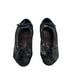 AGL Women Patent Leather Cap Toe Leopard Ballet Flats 36.5