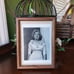 1980s Marilyn Monroe Postcard Framed 1952 Photograph