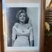 1980s Marilyn Monroe Postcard Framed 1952 Photograph