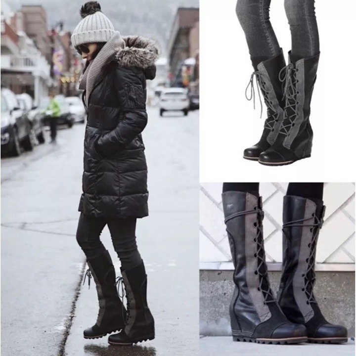 Sorel Cate The Great Tall Wedge Boot - Women's Size 10