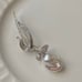 Multiple use baroque pearl fireball rose shape brooch/pin