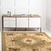 5' x 5' New Area Rug Green H 53882 Home Decorative Art Soft Carpet Collectible