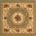 5' x 5' New Area Rug Green H 53882 Home Decorative Art Soft Carpet Collectible