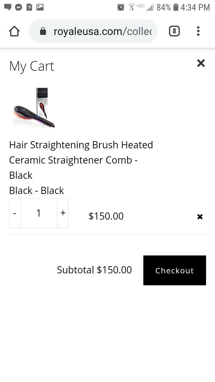 Ceramic hair straightener