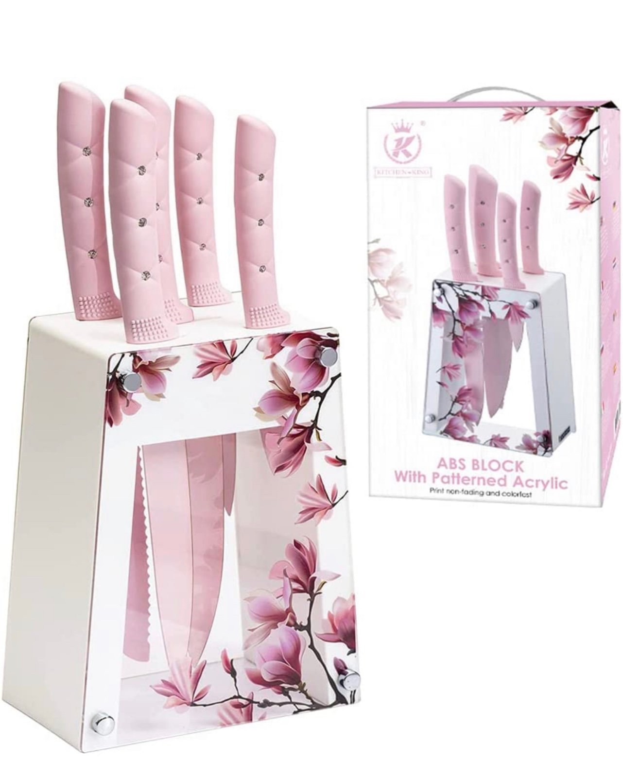 Pink Vintage Knifes Set