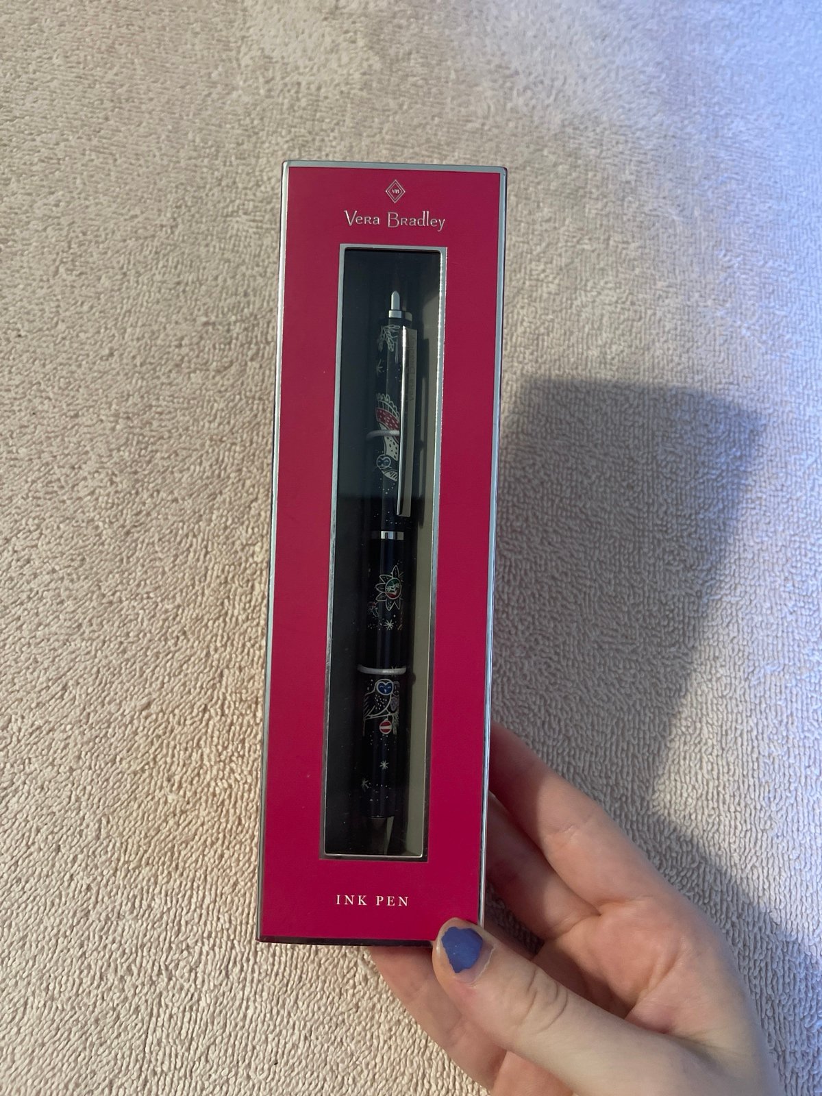 Vera Bradley Holiday Owls Ball Point Pen NWT