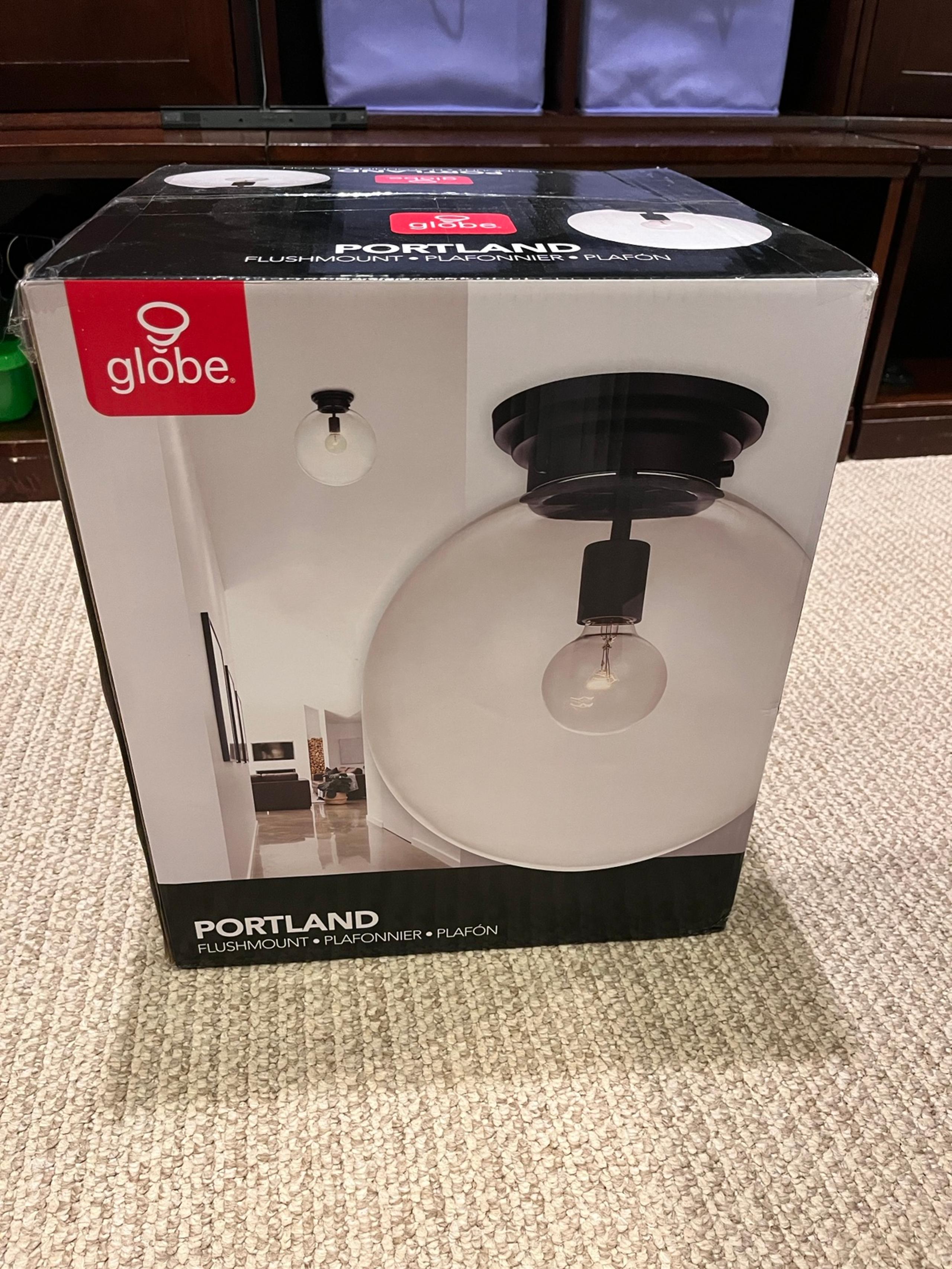 Globe Eectric Portland Ceiling Light Flushmount