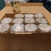 Set of 36 Letine Speckled Mercury Gold Glass Candle Holder Jars Wedding