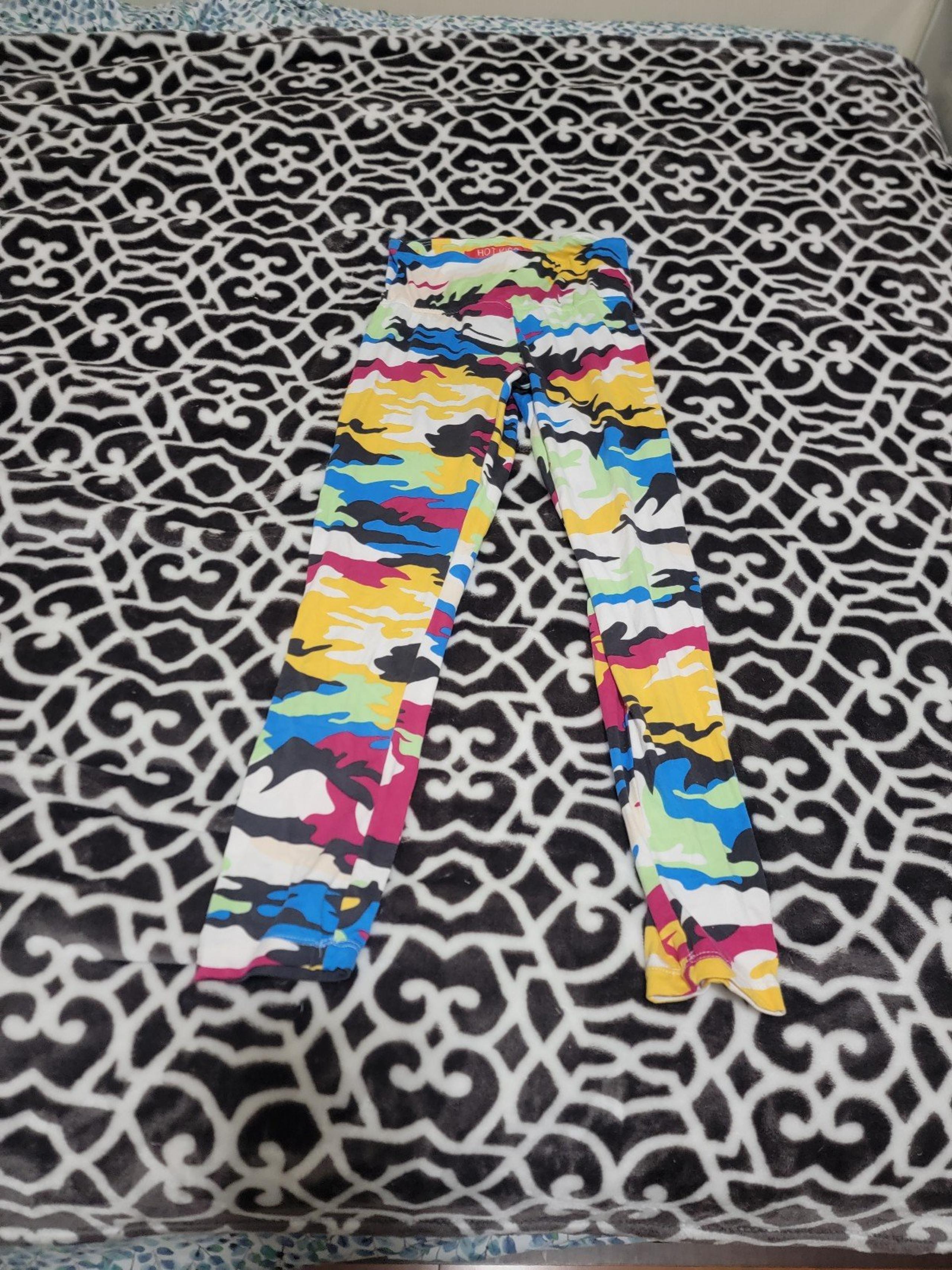 leggings hot kiss women's colorful medium m pants clothing