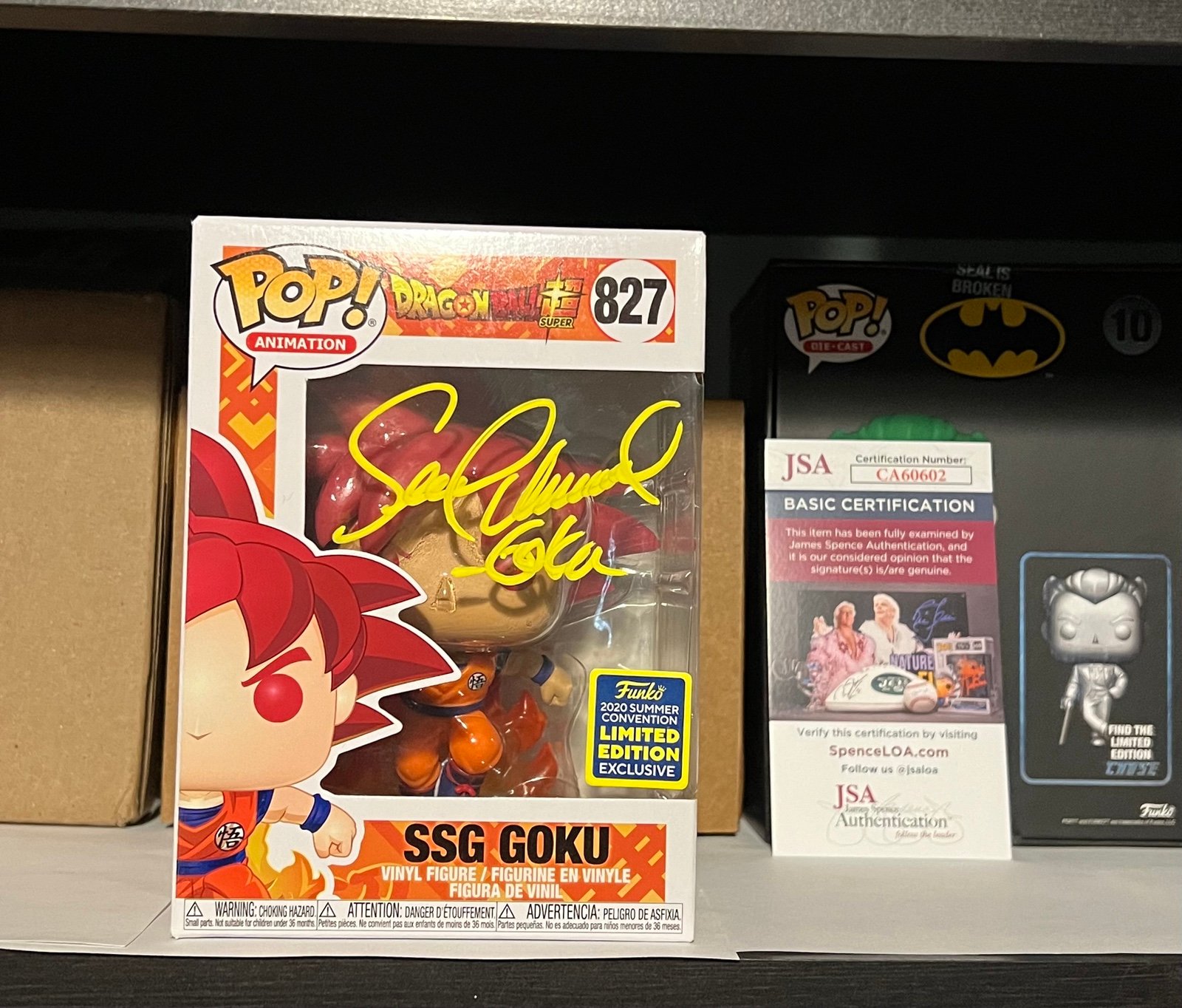 SSG GOKU 827 (2020 Limited Edition) (Sighed by Sean Schemmel)