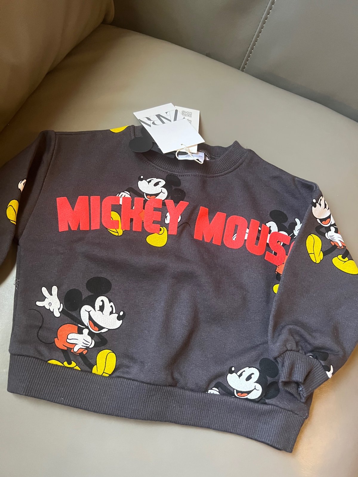 zara new sweatshirt sz 12-18 m