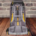 High Sierra Pathway Internal Frame Hiking Backpack, Black/Slate/Gold, 60L