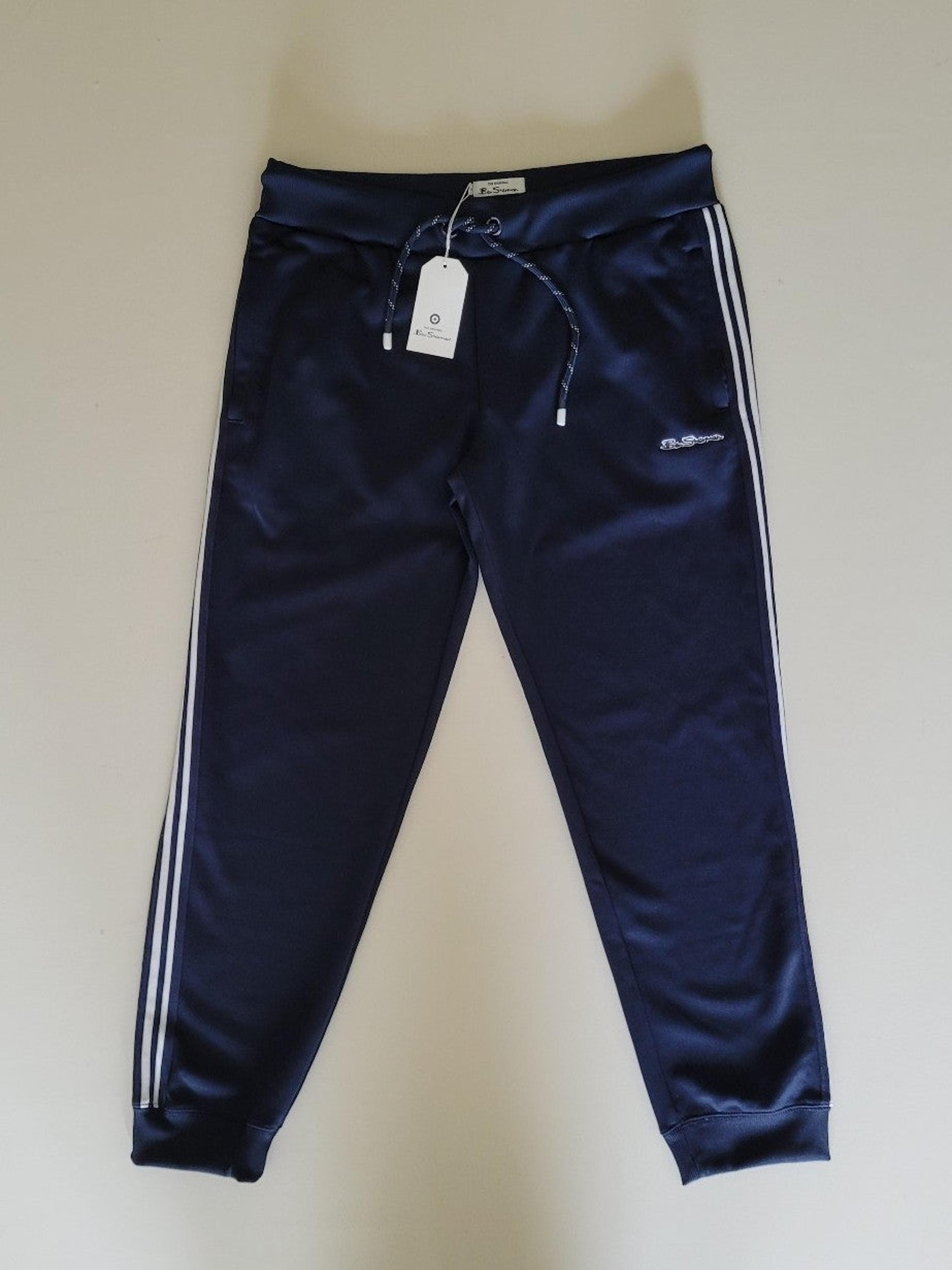 Ben Sherman Men’s Track drawstring sweatpants Navy Size XL NWT