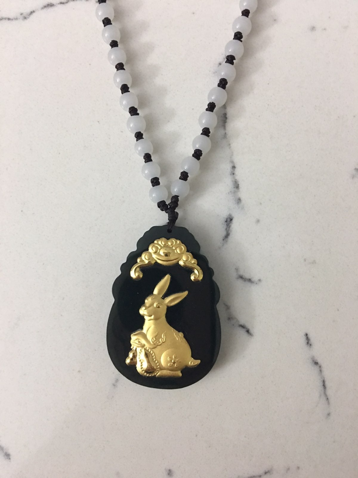 Jade 24k Gold Necklace