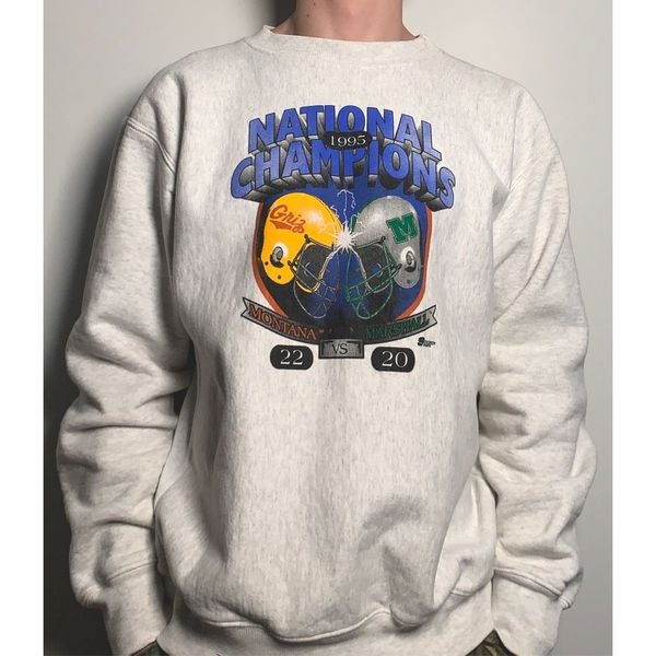 Vintage 95' NCAA championship sweatshirt