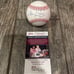 GEENA DAVIS SIGNED OML BASEBALL AUTOGRAPHED JSA COA A LEAGUE OF THEIR OWN DOTTIE