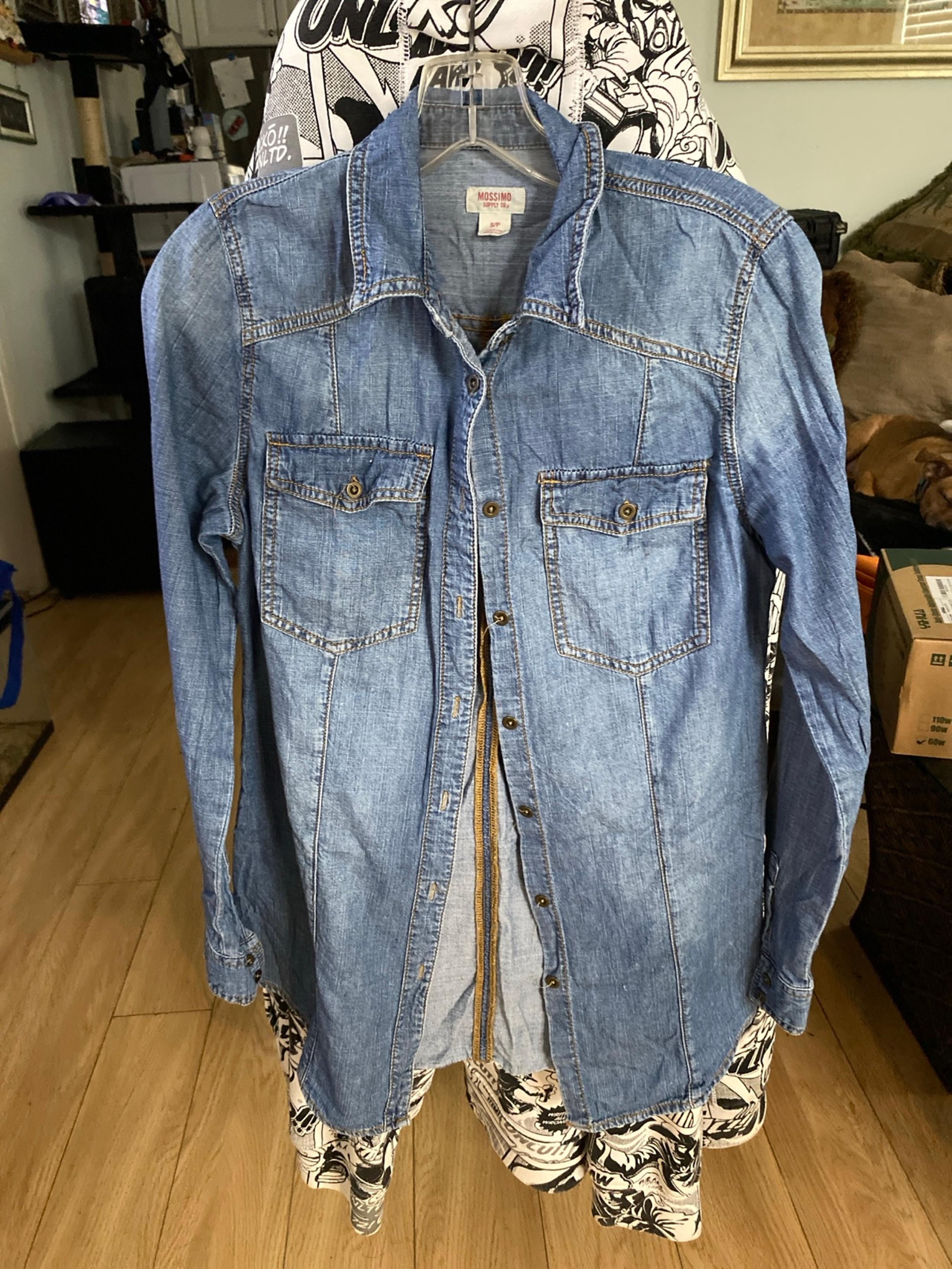 Denim long sleeve shirt