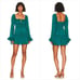 House of Harlow 1960 x REVOLVE Lara Mini Dress in Deep Teal Medium